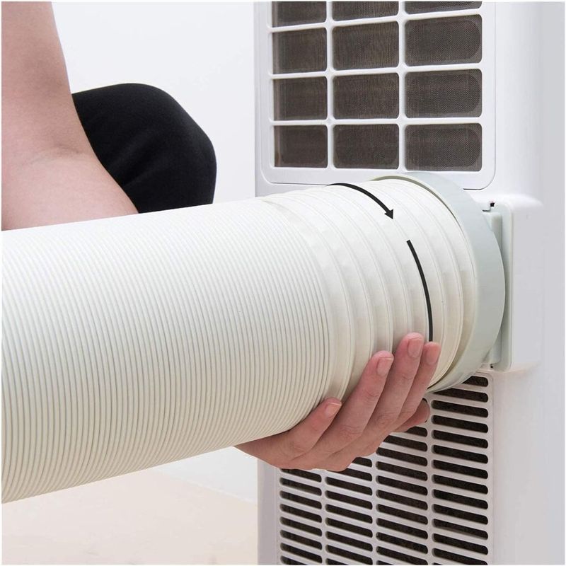 Photo 3 of SXCLS Exhaust Hose Air Conditioner Hose 1.5M/2M Flexible Air Conditioner Exhaust Pipe Portable Air Conditioner Hose 15MM Diameter with Clockwise Thread D3 (Diameter : 15mm, Height : 2m)