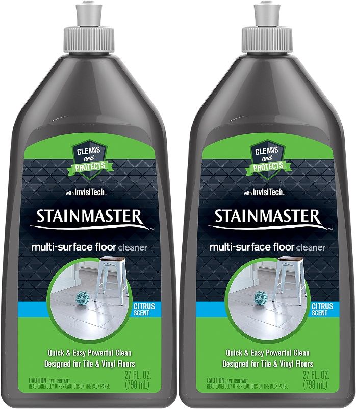 Photo 1 of Stainmaster Multi-Surface Floor Cleaner, Citrus, 54 Fl Oz, 2 Packs of 27 Fl Oz