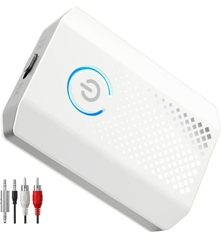 Photo 1 of Bluetooth Transmitter Receiver V5.0, 2-in-1 Bluetooth Adapter with Dual Pairing