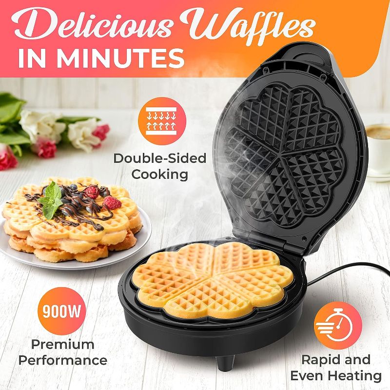 Photo 1 of Mueller WaffleWiz Waffle Iron ,Non-Stick Cooking