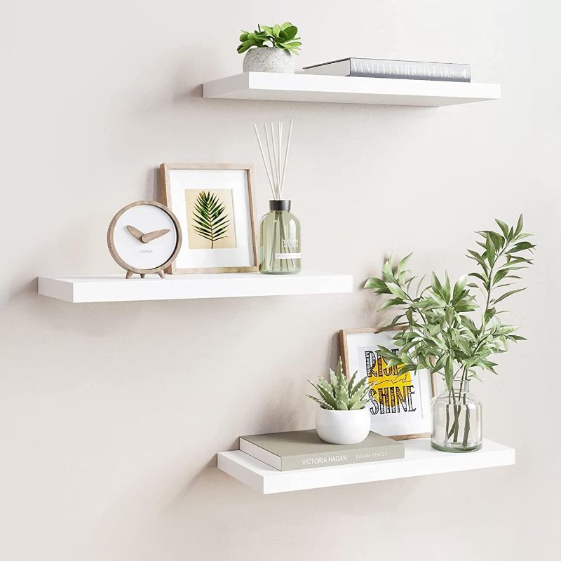 Photo 1 of NOKAMW Set of 3 Floating Shelves Wall Mounted