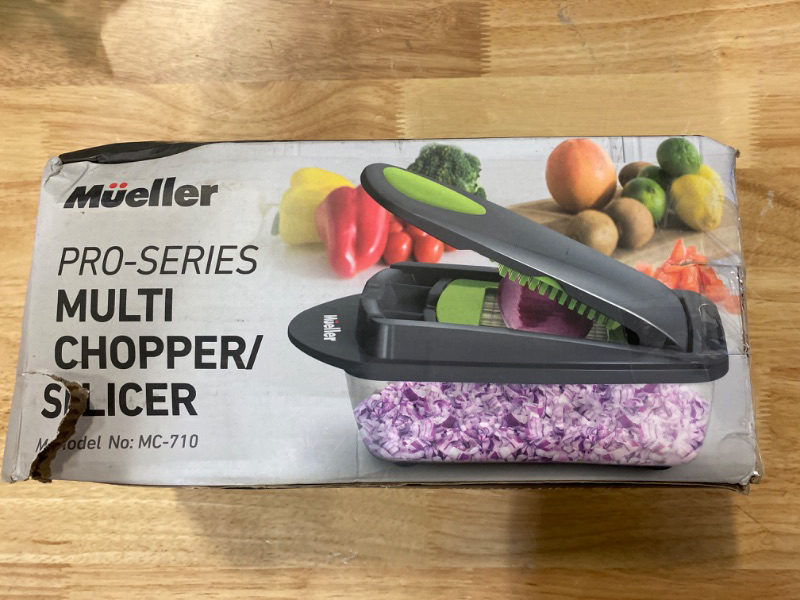 Photo 2 of Mueller Pro-Series 10-in-1, 8 Blade Vegetable Chopper, Onion Mincer, Cutter, Dicer, Egg Slicer 