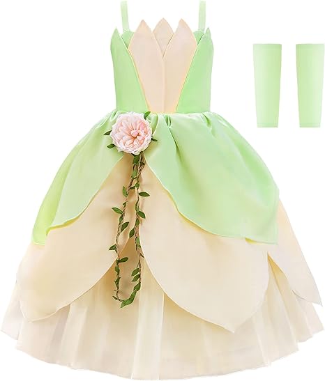 Photo 1 of Girls Princess Costume Role Play Fancy Dress Ball Gown Halloween Party Dress up size
(10-11y)