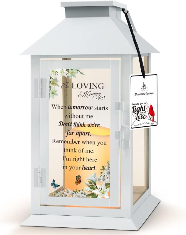 Photo 1 of HAIINAA Memorial Lantern Bereavement Gifts in Memory of Loved One Memorial Gifts for Loss 