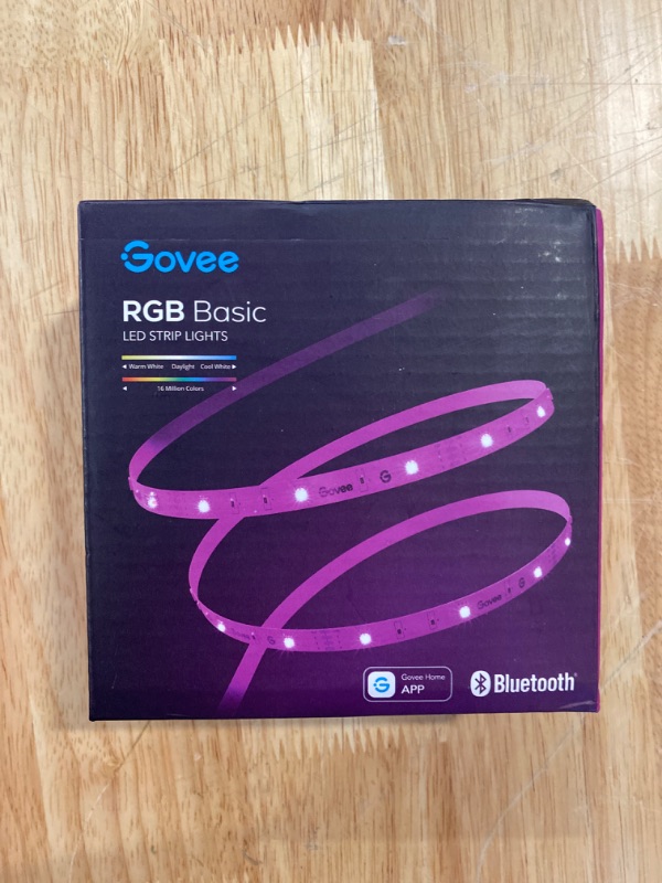 Photo 1 of Govee Bluetooth RGB LED Strip Lights (25ft)
