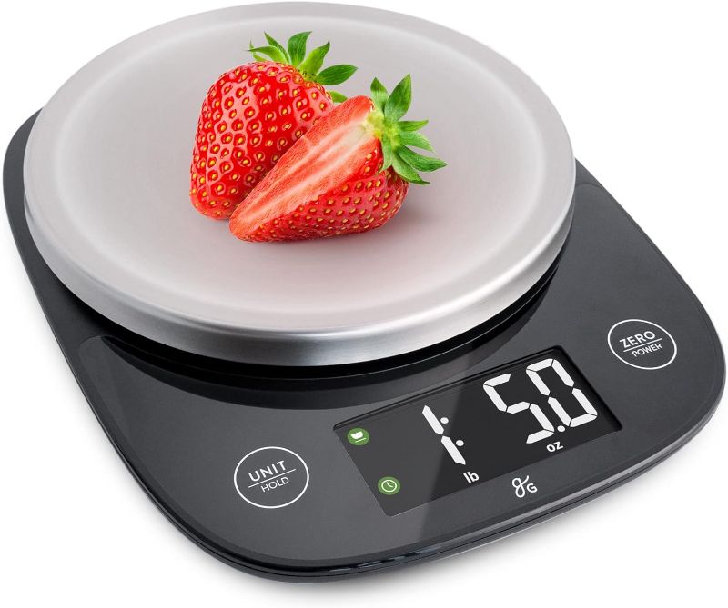 Photo 1 of Greater Goods Premium Baking Scale, Ultra Accurate, Digital Kitchen Scale, Prep Baked Goods, Weigh Food and Coffee, or Use for Meal Prep, Four Units of Measurement, Designed in St. Louis (BLACK)