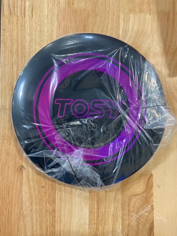 Photo 2 of TOSY Flying Disc - 16 Million Color RGB or 36 or 360 LEDs, Extremely Bright, Smart Modes, Auto Light Up, Rechargeable, Perfect Birthday & Camping Gift for Men/Boys/Teens/Kids, 175g frisbees
