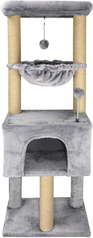 Photo 1 of ROYPET Fashion Design 43.3" Cat Trees with Cat Houses,Grey
