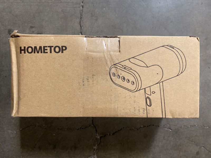 Photo 1 of HOMETOP Handheld Steamer for Clothes, 2 in 1 Foldable Garment Steamer, 40s Heat-up, 1300W Powerful Fabric Wrinkles Remover with Brush, Portable Steam Iron for Office, Home and Travel
