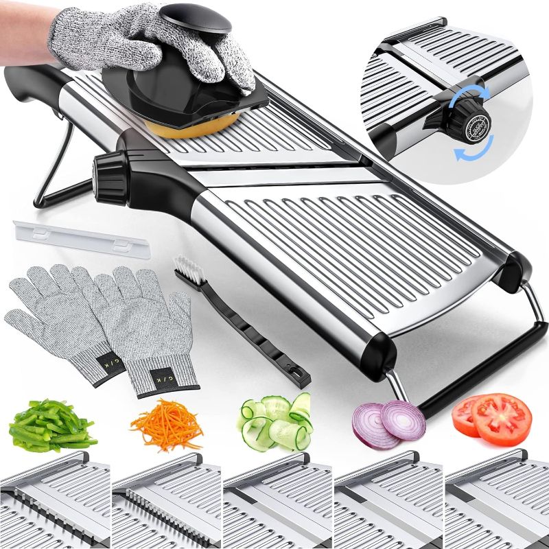 Photo 1 of Adjustable Mandoline Food Slicer, Mandoline Slicer for Kitchen