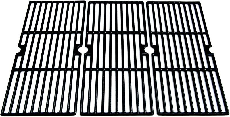 Photo 1 of Direct Store Parts DC115 Polished Porcelain Coated Cast Iron Cooking Grid Replacement for Charbroil, Centro, Broil King, Costco Kirkland, K Mart, Master Chef Gas Grill
