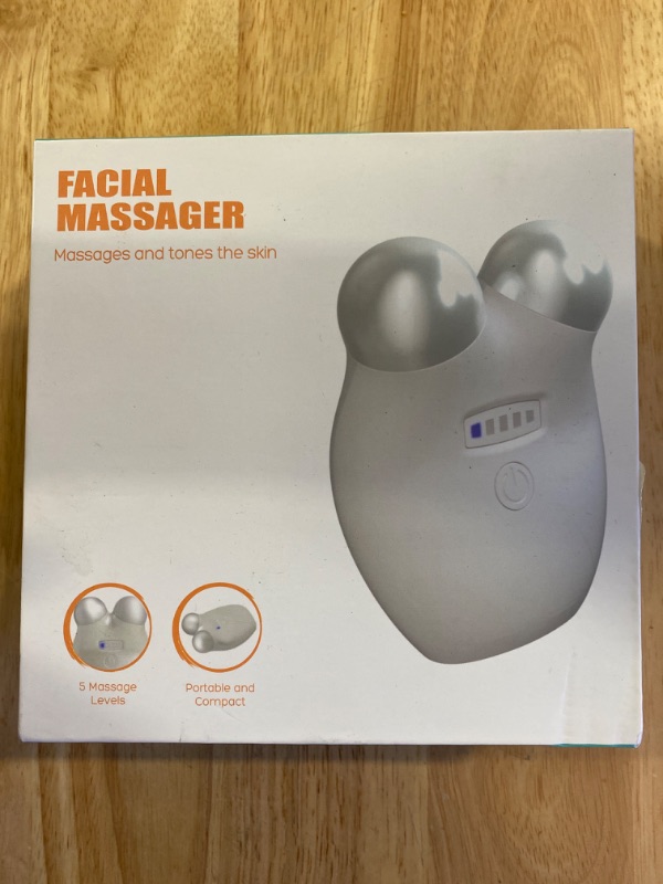 Photo 2 of Facial Device,Intelligent Face Neck Massager,USB Mini microcurrent face Lift Skin Tightening Rejuvenation Spa for Facial Wrinkle Remover Toning Device