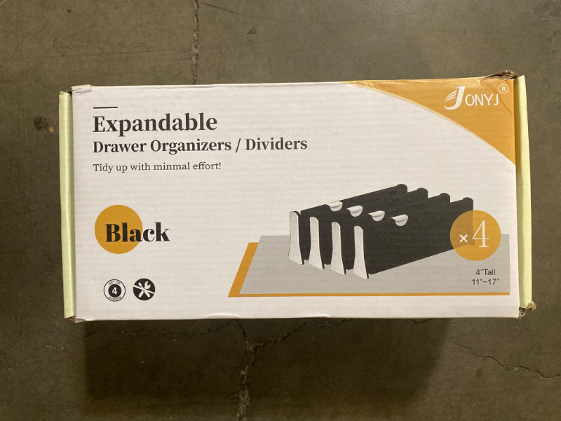 Photo 2 of JONYJ Drawer Dividers Organizer (4 Pack)