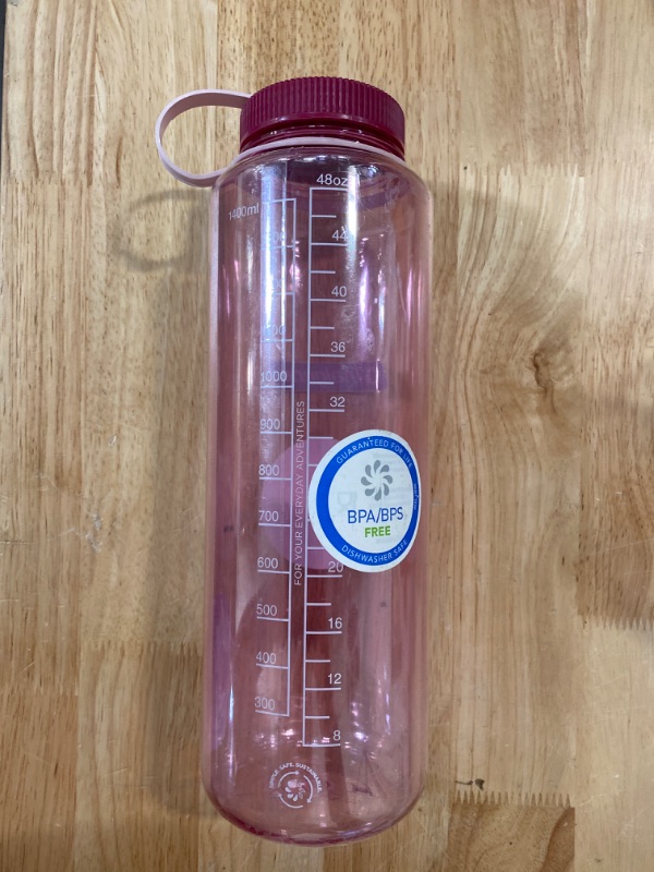 Photo 2 of Nalgene Sustain Tritan BPA-Free Water Bottle Made with Material Derived from 50% Plastic Waste 48oz
