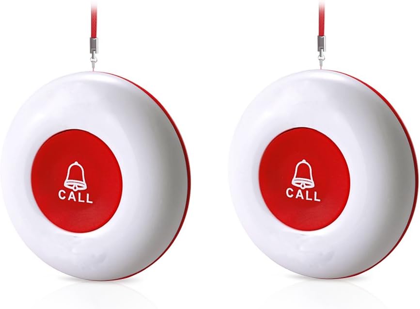 Photo 1 of CallToU Wireless Call Buttons for Caregiver Pager and Restaurant Calling Pager Waterproof 500+ Feet Operating Range for Elderly/Patient/Disable?Need to Be Paired with Receiver to Work?
