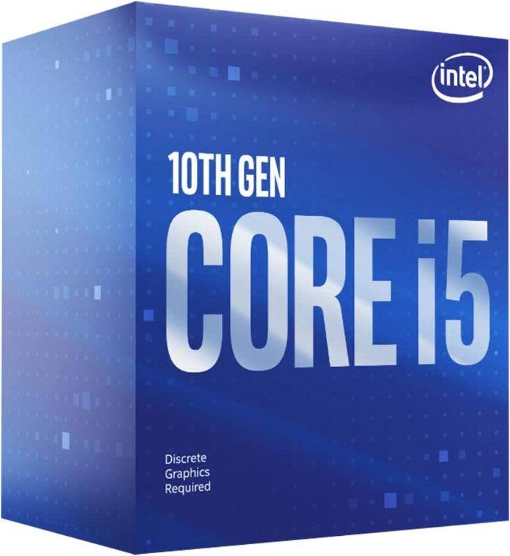 Photo 1 of Intel Core i5-10400F Desktop Processor 6 Cores up to 4.3 GHz Without Processor Graphics LGA1200 (Intel 400 Series chipset) 65W, Model Number: BX8070110400F
