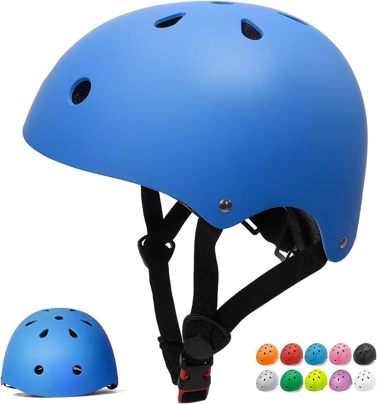 Photo 1 of Glaf Toddler Bike Helmet 2-8 Years Old Kids Helmets Boys Girls Multi-Sport Helmet Adjustable Skateboard Cycling Helmet Lightweight 2 Sizes
