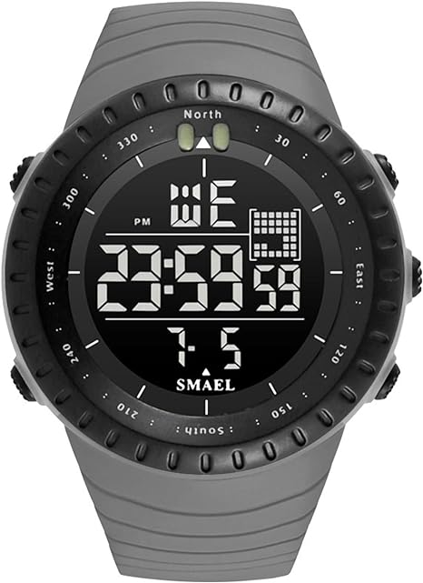 Photo 1 of L LAVAREDO Mens Digital Watch Sports Military Watches Waterproof Outdoor Chronograph Wrist Watches for Men with LED Back Ligh/Alarm/Date
