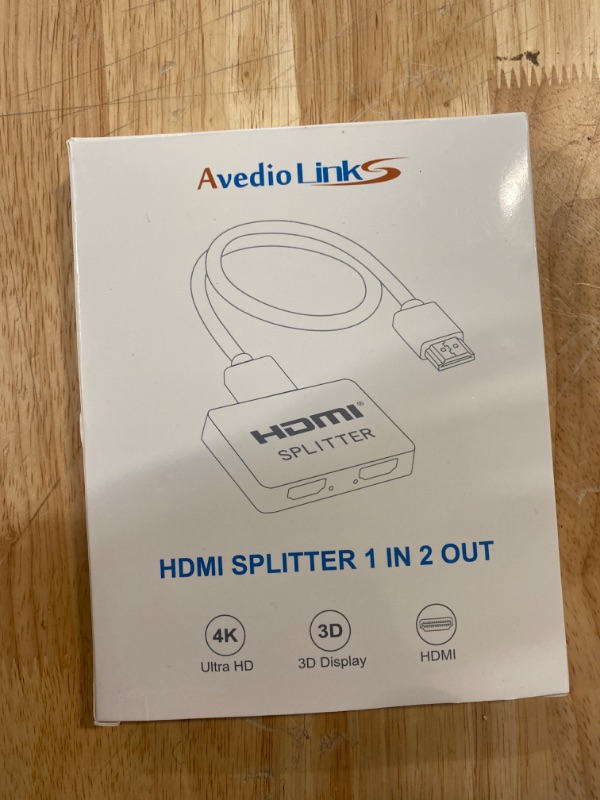 Photo 2 of avedio links HDMI Splitter 1 in 2 
