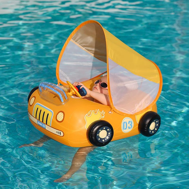Photo 1 of Free Swimming Baby Inflatable Swim Float Seat Boat Pool Swim Ring for Toddler
