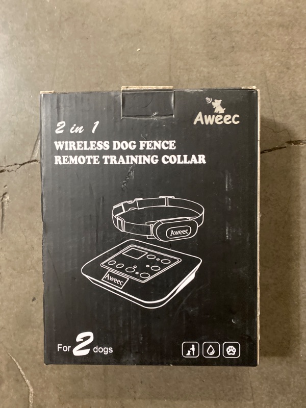 Photo 2 of Wireless Dog Fence System, 2023 Electric Fence for Dog & Training Collar with Remote, Wireless Dog Collar Boundary Containment System, Adjustable Range Sizes, Suitable for All Dogs ( For 2 Dogs )
