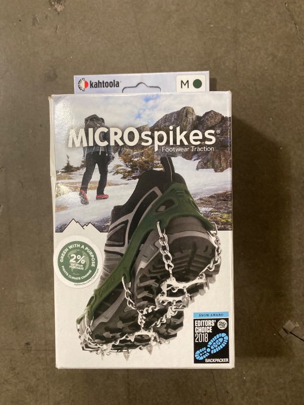 Photo 2 of Kahtoola MICROspikes Footwear Traction for Winter Trail Hiking & Ice Mountaineering
