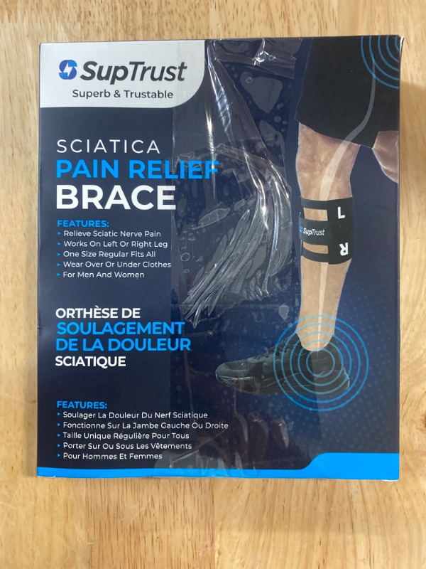 Photo 2 of Sciatica Pain Relief Devices for Calf 14-19INCH, ReActive+ Sciatica Pain Relief Brace with Pressure Pad for Maximum Pain Relief for Sciatica, Sciatic Nerve Brace, Sciatica Nerve Pain Relief Product by Suptrust 2023, Better Sciatica Brace Than What You've 