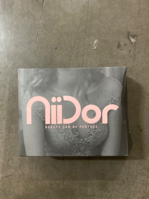 Photo 2 of Niidor Adhesive Bra Strapless Sticky Invisible Push up Silicone Bra for Backless Dress with Nipple Covers
