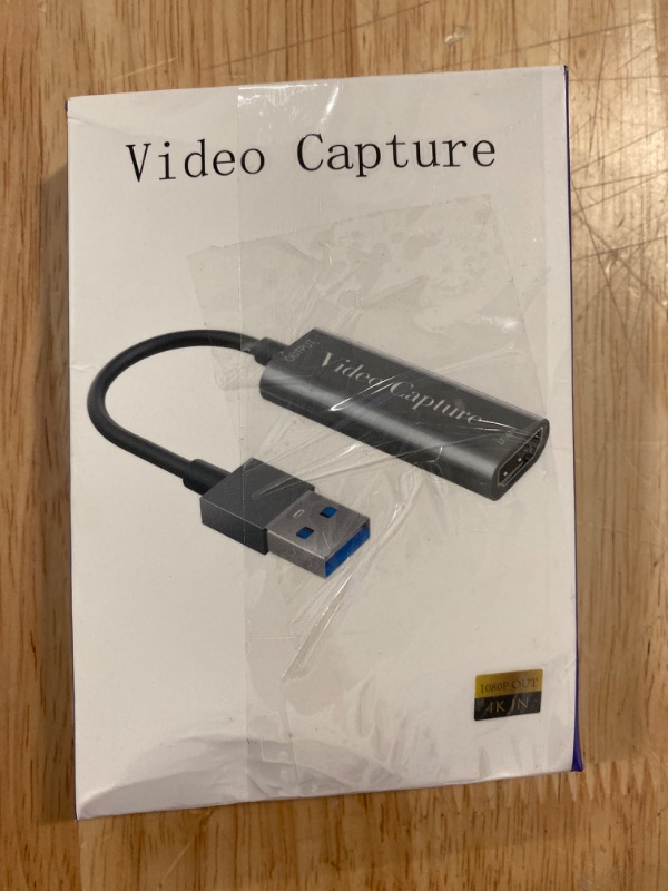 Photo 2 of 4K HDMI to USB Video Capture Card, Cam Link Capture Card, Type-C 1080P HD Video Recorder, Game Video Capture for Live Streaming, Gaming, on Switch, PS4, PS5, Xbox, OBS, Work with PC/Windows/Mac OS
