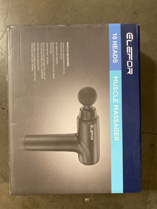 Photo 2 of Massage Gun Deep Tissue,Percussion Massager Gun for Athletes Muscle Massage Gun for Pain Relief with 10 Massage Heads & 20 Speeds
