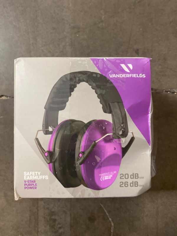 Photo 2 of Vanderfields Kids Ear Protection Earmuffs - Noise Cancelling Headphones for Kids, Autism, Toddler, Children - 26dB
