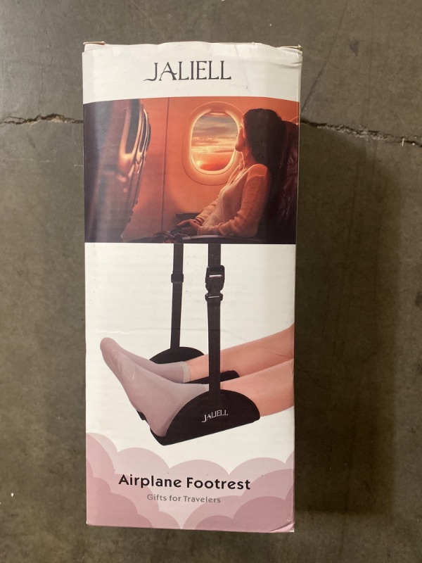 Photo 2 of TIPKITS Airplane Footrest Made with Premium Memory Foam, Portable Foot Hammock with Comfortable No Clashing Base, Airplane Travel Accessories to Reduce Swelling and Soreness, Gifts for Travelers
