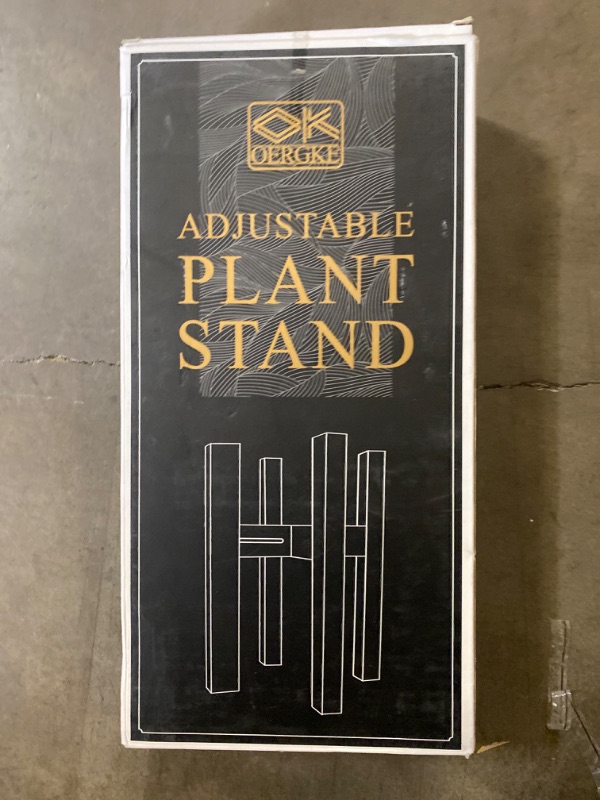 Photo 2 of MUDEELA Adjustable Metal Plant Stand Indoor & Outdoor, Single Indoor Plant Stand Fits 8-12 inch Pots, Black Stand for Indoor Plants, Pot Plant Not Included
