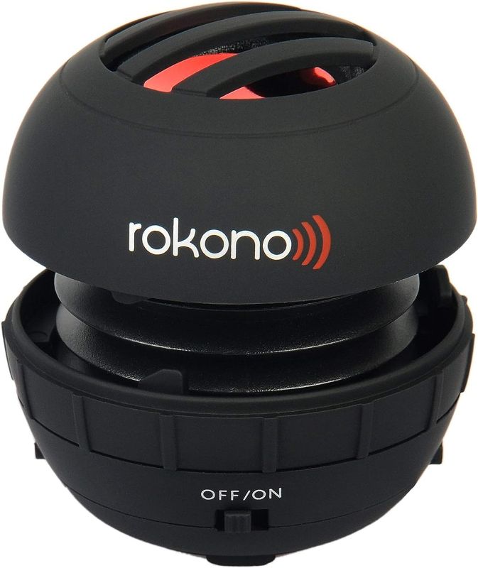 Photo 1 of Rokono BASS+ Mini Speaker for iPhone / iPad / iPod / MP3 Player / Laptop - Black
