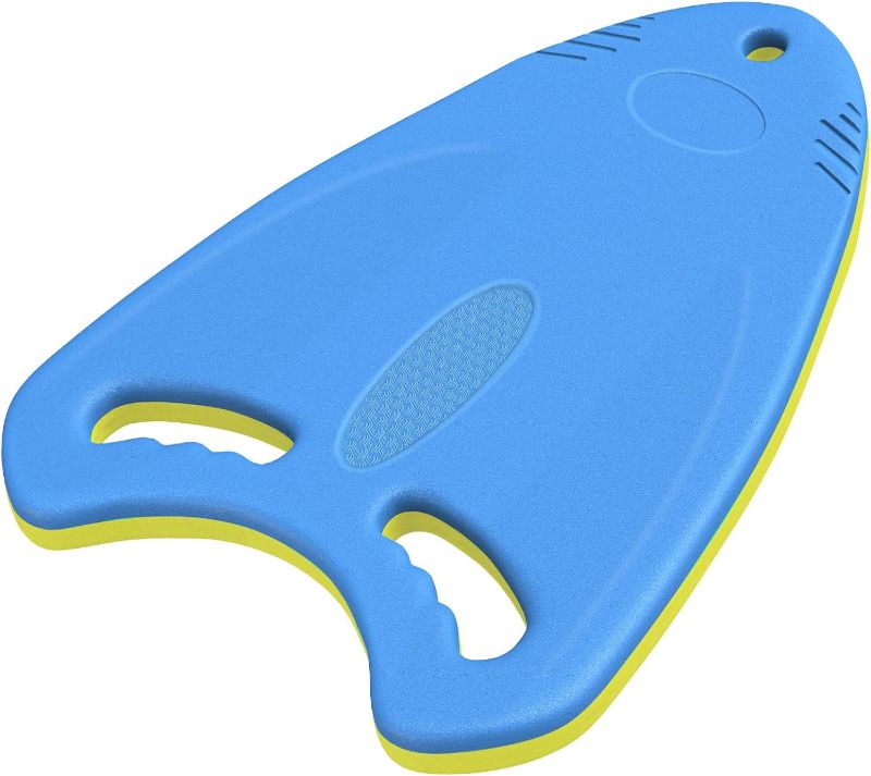 Photo 1 of Swim Kickboard with Grip Handles EVA Foam Swimming Training Aid for Beginners and Advanced Swimmers - Pool Exercise Equipment for Kids and Adults
