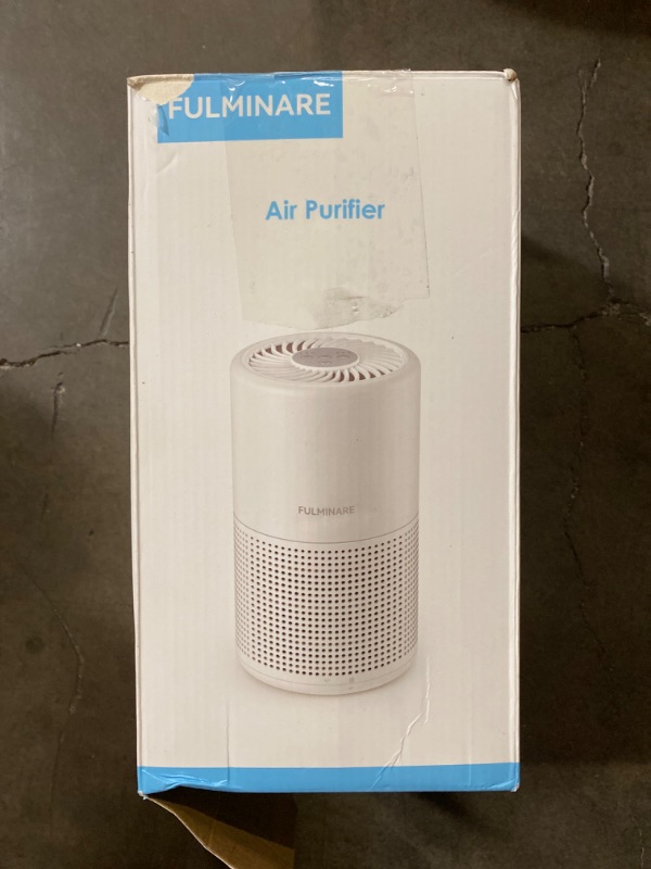 Photo 2 of Air Purifiers for Bedroom, FULMINARE H13 True HEPA Filter, Quiet Air Cleaner With Night Light, Portable Small Air Purifier for Office Living Room, Remove 99.97% 0.01 Microns Dust, Smoke, Pollen
