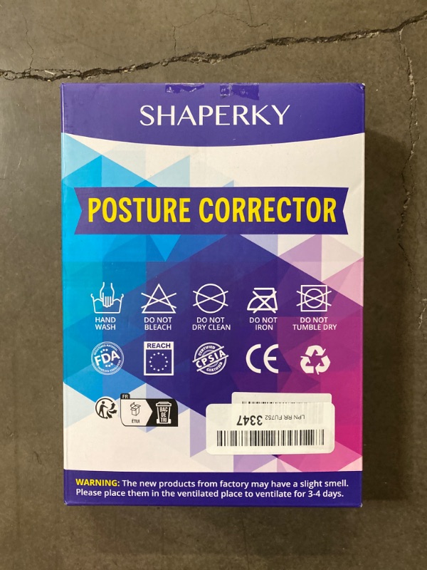 Photo 2 of Posture Corrector for Men and Women, Adjustable Upper Back Brace, Muscle Memory Support Straightener, Providing Pain Relief from Neck, Shoulder, and Upper and Lower Back
