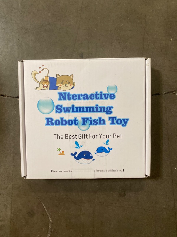 Photo 1 of LAVIZO Interactive Robot Fish Toys for Cat/Dog(6 Pcs), Activated Swimming in Water with LED Light, Swimming Bath Plastic Fish Toy Gift to Stimulate Your Pet's Hunter Instincts
