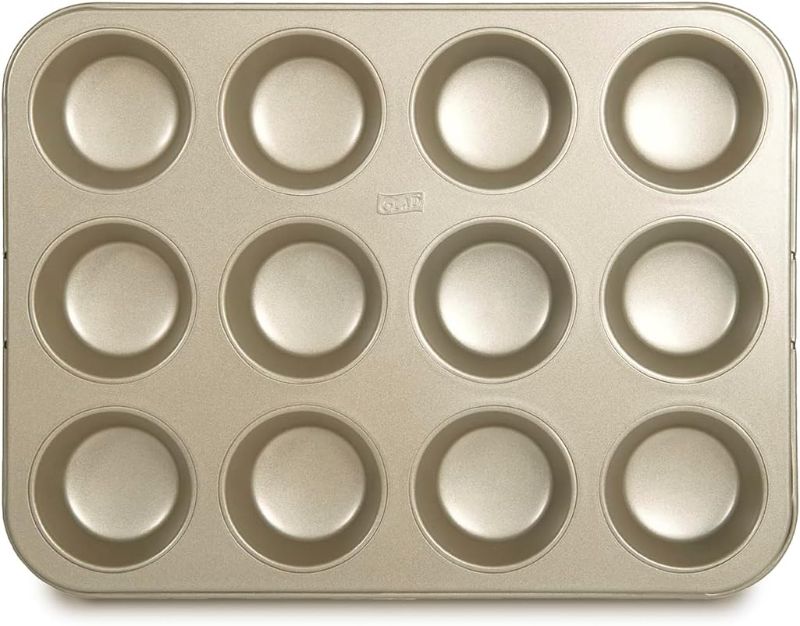 Photo 1 of Glad Muffin Pan Nonstick - Heavy Duty Metal Cupcake Tin with Round Baking Cups, 12-Cup
(2 Pack)