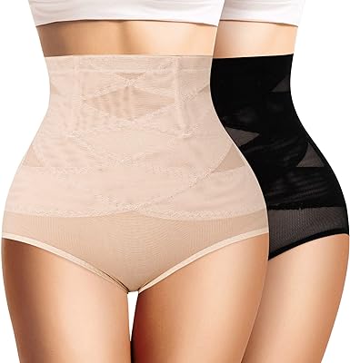 Photo 1 of JieyueJewelry 2 Pack High Waist Body Shape Underwear for Women Tummy Control Thong Shapewear
(XL)