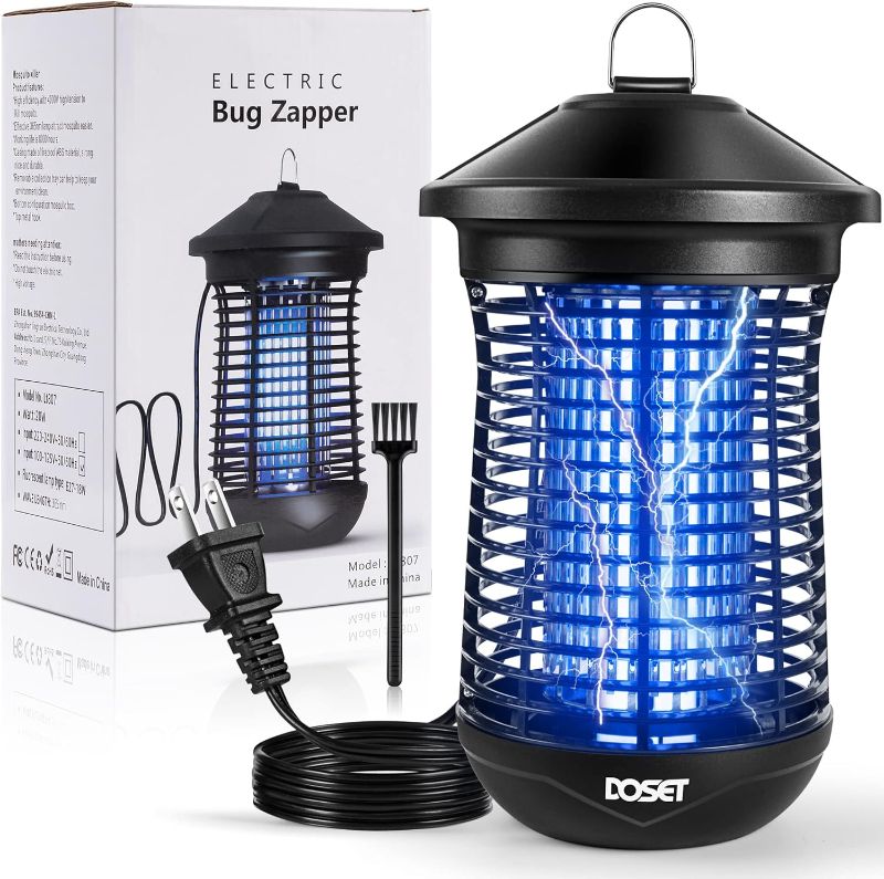 Photo 1 of Bug Zapper Outdoor Electric, Mosquito Zapper Outdoor, Insect Fly Traps, Fly Zapper, Mosquito Killer for Patio, Plugged in

