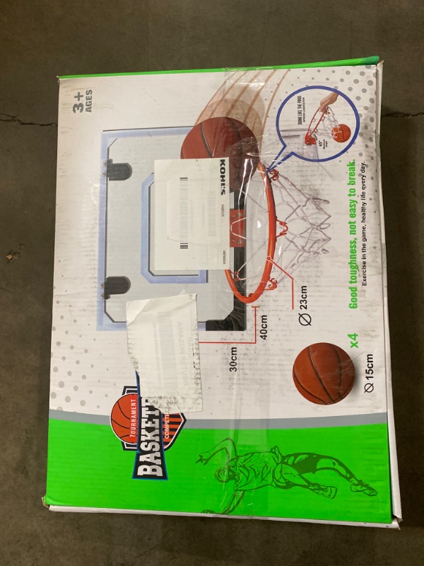 Photo 2 of Amy&Benton Mini Indoor Basketball Hoop for Door Kids Basketball Hoop Set
