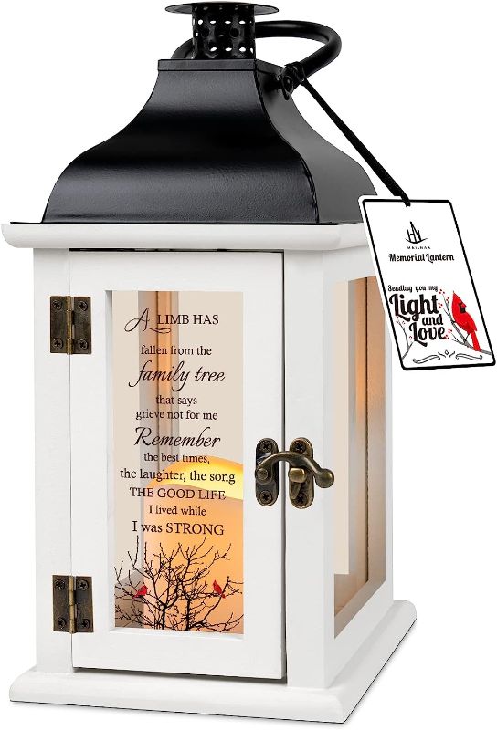 Photo 1 of Memorial Lantern - Bereavement Sympathy Gifts for Loss of Loved One Memorial Gifts for Loss of Mother Loss of Father Remembrance Gifts Thoughtful Funeral Gifts for Loss of Loved One
