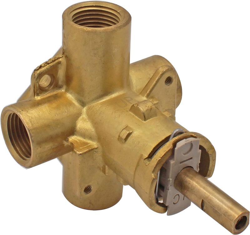 Photo 1 of 2510 Pressure Balancing Tub and Shower Valve Replacement Kit,1/2-Inch IPS Connections, Compatible with Moen Posi-Temp Tub and Shower Single Handle, with 1222 Faucet Cartridge and Retainer Clip
