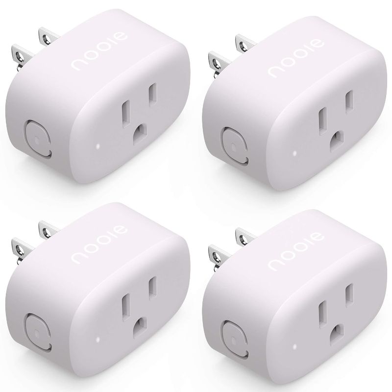 Photo 1 of Alexa Smart Plug Nooie,Smart Socket for Smart Home,WiFi Smart Plugs That Work with Alexa & Google Home,Voice Control,Smart Outlet with Remote Control & Timer Function,ONLY 2.4G