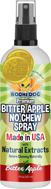 Photo 1 of Bodhi Dog Premium Bitter Apple No Chew Spray | Natural Training Aid | Bitter Apple Chewing Spray for Dogs & Puppies | Deter Dogs from Chewing & Biting | Made in USA | 8oz
