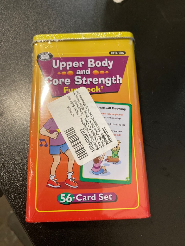 Photo 2 of Super Duper Publications | Upper Body and Core Strength Fun Deck | Occupational Therapy Flash Cards | Gross Motor Movement Activity | Educational Learning Materials for Children NEW 