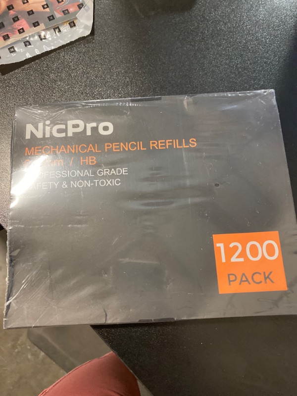 Photo 2 of Nicpro 1200 PCS Lead Refills 0.7mm HB #2 Break Resistant Mechanical Pencil Refills 0.7 mm, 60 Pack Per Tube, 20 Tubes HB 0.7mm 60 Count (Pack of 20)