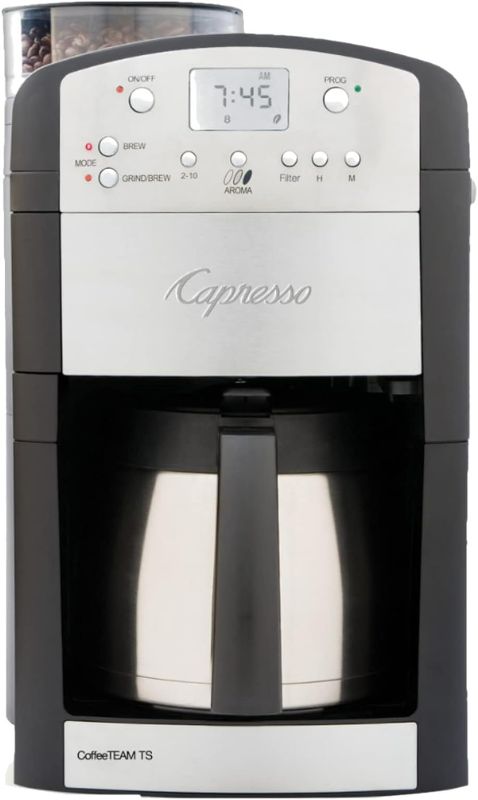 Photo 1 of Capresso 465.05 CoffeeTEAM TS Coffee Maker (Black/Stainless Steel)