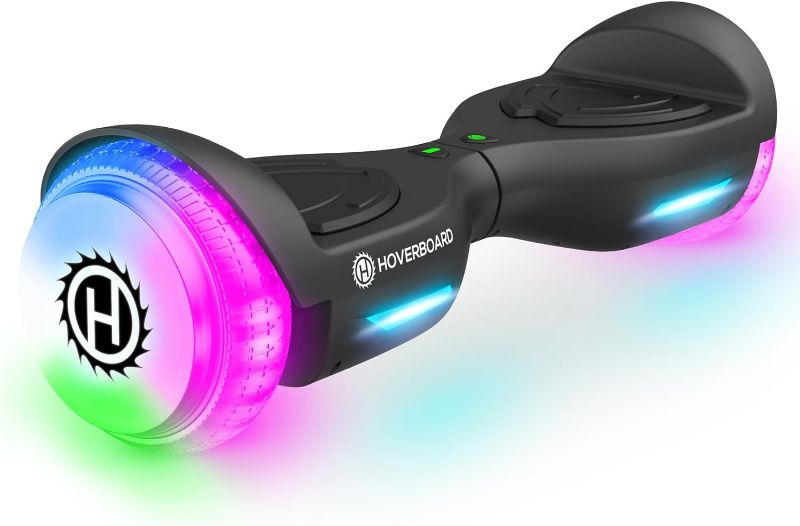 Photo 1 of Trinity Hoverboard with Music Speaker, 6.5" LED Wheels Lights Self Balancing Scooter, Max 4.3Miles Range & 6.2mph Powered by Dual 200W Motor, UL2272 Certified, Hover Board Gift for Kids and Adults(Black)